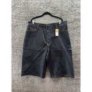 Vintage Red Monkey Co. Ukiyo-e Embroidered Button Fly Bermuda Shorts Men Size 40